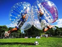 Bubbelvoetbal kinderfeestje Utrecht